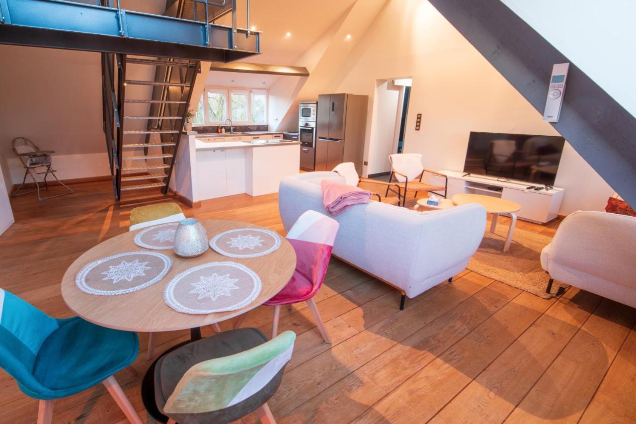 Апартаменты Loft Les Deux Cedres Avec Vue Panoramique Шарлевиль-Мезьер Экстерьер фото